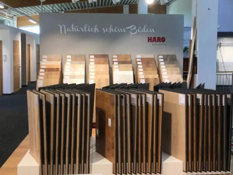 HARO Bodenbeläge in unserer Ausstellung